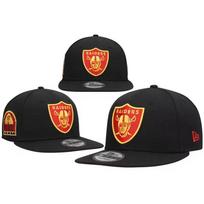 Las Vegas Raiders New Era 9FIFTY Snapback kepuraitė, Retro Havajų leidimo Juoda plokščiu kraštu NFL komandos beisbolo kepurė gerbėjams one size