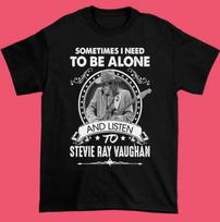 New Stevie Ray Vaughan Classic Black Unisex S-2345XL T-Shirt XL