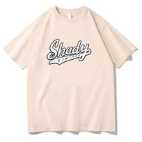 High Quality Eminem Shady T-Shirt Rapper Music Gift for Fan T Shirts Men Women Round Neck Short Sleeve Streetwear Cotton Clothes S įvairiaspalvis