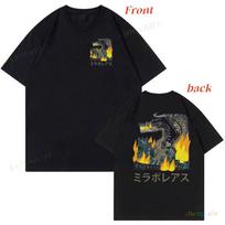 Double Side Print Men Shirt Monster Hunter Wilds T-Shirt  Gaming Fan Art Unisex Clothing Popular Hot Sale Video Gamer T Shirts S įvairiaspalvis
