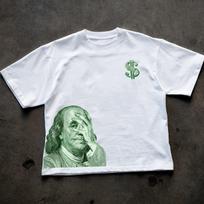 Men's Dollar Print Crew Neck T-Shirt, Casual Summer Tee, Lightweight Polyester Outdoor Wear Trendy Graphic Design S įvairiaspalvis