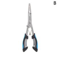 Stainless Steel Fishing Pliers: Multi-Function Fishing Tool with Non-Slip Handle | Saltwater Resistant Fish Hook Remover
