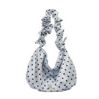 Korean-style casual polka dot print dumpling bag for women2026New large-capacity tote bag for commuting, shoulder and crossbody mėlyna