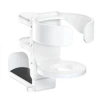 2-in-1 Under Desk Cup Holder with Headphone Hook - Anti-Spill Drink Holder & Headset Hanger for Desk Organization