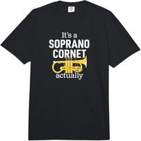 Funny Soprano Cornet Humour Proud Cornets Brass Band Pride Comfort Colors Adult Heavyweight T-Shirt S įvairiaspalvis