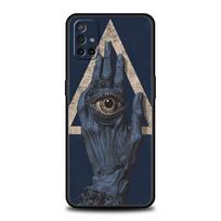 Phone Case For OnePlus 15 13 12 11 10 9 8 7T Pro 13T 13R 12R 10R 9RT 8T Nord 2T CE 2 3 5G Lite Cover Scary Devil Eye Pattern For OnePlus 7T