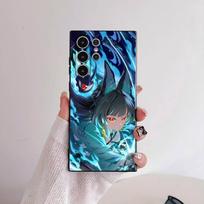 Hoshimi Miyabi ZZZ Phone Case For Samsung Galaxy S25 S24 S22 S23 Ultra S21 S20 Plus 5G Frosted Non-Slip Full Soft Cover samsung S23
