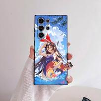 Amber Genshin Impact Phone Case For Samsung Galaxy S25 S24 S22 S23 Ultra S21 S20 Plus 5G Frosted Non-Slip Full Soft Cover samsung S23