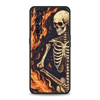 Skeleton Skull Soft TPU For Realme 13 12 11 10 9 Pro Plus GT3 GT2 C21 C25 C35 C53 C55 C67 Pro 5G Phone Case Cover Fundas Capas for realme c21