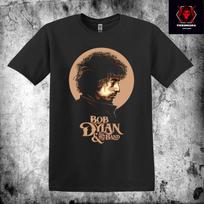 26 Bob Dylan & His Band Retro Tee Heavy Cotton Unisex T-SHIRT S-3XL  Unisex T-Shirt S įvairiaspalvis