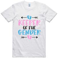 Gender Reveal T Shirt Baby Announcement Part Idea Regular Fit Cotton Tee S įvairiaspalvis