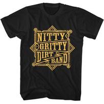 Nitty Gritty Dirt Band Borders Black TShirt Unisex T-Shirt S įvairiaspalvis