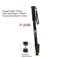 P-264 DSLR Camera Monopod Portable Aluminum Alloy Telescopic Camera Selfie Stand Mobile Phone Monopod