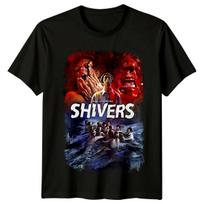 Šaltis (1975 m) Filmo plakato įkvėpti marškinėliai Retro 70-ųjų stiliaus marškinėliai Unisex S įvairiaspalvis