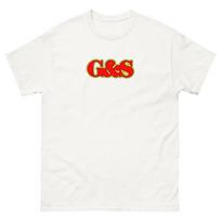 G&S Skateboards Vintage Logo T Shirt 1970s Tee S įvairiaspalvis