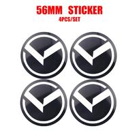 4 vnt. Automobilio rato centriniai dangteliai Lipdukas KIA logotipas Ženklelis Ratlankio apdangalas Emblema Lipdukas KIA Ceed Sorento K5 Rio Sportage Soul Picanto K