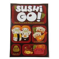 Sushi Go Party žaidimas su popierine medžiaga šeimos žaidimų vakarui ir vakarėlio linksmybėms raudona