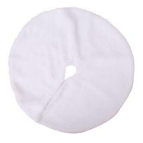 Luxurious Plush White Christmas Tree Skirt Decorative Fabric For Holiday Elegance 78cm/30.71in