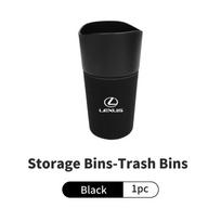 2026 Hot Interior Stickers Car Interior Console Organizer Mug Storage Bucket Door Trash Can For Lexus CT ES GS NX IS250 CT200h I