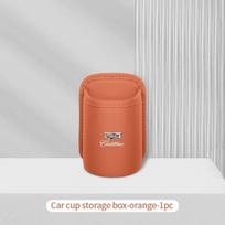 Car Logo Water Cup Holder Door Mounted Storage Box for Cadillac XT5 XT6 XTS ATS BLS CT4 CT5 SLS SRX CTS Escalade Accessories