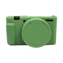 1PCS Suitable for Sony ZV-1 Silicone Case, Zv1 Special Micro Single Camera Bag, Shockproof and Fall Proof, Easy to Handle Bag žalia