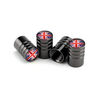 4Pcs UK England British Flag Bike Moto Car Wheel Tires Valve Caps Cover For Vauxhall Mini Cooper Ford Kia Hyundai VW Accesories