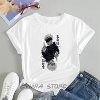 Jujutsu Kaisen Satoru Gojo Print Fashion Hot Summer Casual Top Men Womens Summer TShirt Street Womens Tshirt Clothing Fashion S