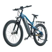 PULUMA PH001 Electric Bike 1000W Motor 48V20Ah Battery 27.5 x2.8  Fat Tire 45km/h Torque Sensor Pedal Assist Ebike with Throttle mėlyna