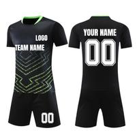 Customizable Soccer Uniform Set Two Piece Short Sleeve Jersey and Shorts Lightweight Breathable Athletic Outfit DIY Teamwear for Men Women Youth L juoda