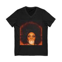 Jill Scott Bubble Gum Illustration Tee | Retro Soul Music Portrait M