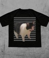 Screaming Cat Meme  Shirt Funny Internet Meme Silly Cat Graphic Tee L