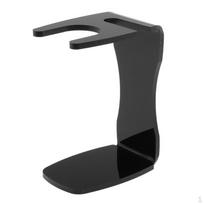 Barber Salon Home Acrylic Shaving Stand Holder For Men Shave Brush Bowl Mug Organizer Black