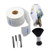 Barber Cape Set Salon Styling Neck Duster Brush Professional Haircut Apron Accessories