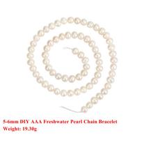 EFFIE QUEEN 100% Freshwater Pearl Wholesale AAA/AAAA High Quality Round Pearl Beads For Jewelry Making DIY Bracelets Chain PP23