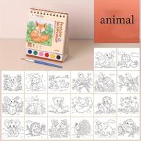 20 sheet watercolor sketchbook set, colorless leaves, suitable for creative drawing boards of students and professionals