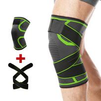 1PC Knee Braces with Strap for Knee,Knee Compression Sleeve Support for Men & Women, Working Out, Basketball, Football M