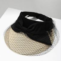 Spring Summer Fashionable Floppy Straw Hat Satin Bows Bucket Style Sun Protection for Beach Outdoor Use Empty Top Paper Material One Size