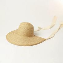 Summer Retro Hand-woven Big-eave Raffia Hat Loli Sun Hats Women Foldable Travel Shading and Sun Protection Big Edge Straw Hat smėlis