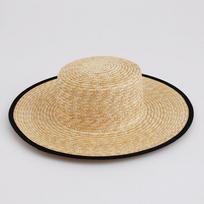 Plokščiaviršio juodo dangalo šiaudinė skrybėlė, plačiabrylė fedora skrybėlė, vasarinė paplūdimio skrybėlė moterims, vyrams, paprasta boater skrybėlė, vakarėlio, bažnyčios, derbio kepuraitė smėlis