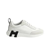 (w) Hermes Bouncing Bėgimo Bateliai Veršio Oda Suede Ožio Oda & Blanc 38W