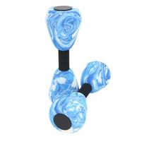 2 Pcs Water Dumbbells Aquatic Exercise Dumbbells EVA Foam Water Weights Barbells mėlyna