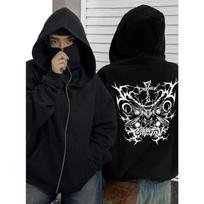 Fashion Hoodie Zipper Sports Hoodie Men's and Women's Same Style Winter Plush Double Hoodie S