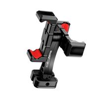 Portable Phone Tripod Mount Metal Phone Mount for Tripod with Dual Phone Holder Cold Shoe Mounts 360 degrees  Rotatable juoda