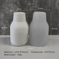 DIY Handmade Plaster Cement Vase Silicone Mold Mixed Clay Gypsum Form Flowerpot Mould Home Decor Crafts Planter Molds