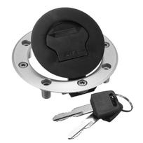 Motorcycle Fuel Tanks Caps  & Ignition Lock Set Metal Gas Caps  & Key Lock Simple to Use for SV650 SV1000 GSF1250 GSXR10 1