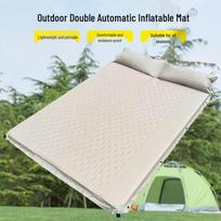 Tri-polar Double Self-Inflating Camping Sleeping Pad chaki