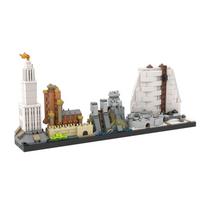 Gobricks MOC Game of Thrones Westeros Skyline Bricks City Constructing Blocks Playthings Ideal For Children Present