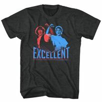 Bill and Ted 3D Excellent Black Heather Adult T-Shirt Mens Womens Tees Top M