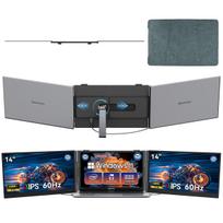 Blackview DCM6 Pro Nešiojamas monitorius 14  FullHD 60Hz IPS Itin plonas USB-C Garsiakalbis Monitorius with ACEBOOK6(16+512)N150 juoda