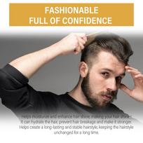 Men'S Strong Hold Hair Wax Firm Styling Wax With Natural Shine Water Based Non Greasy Daily Control For Men All Day Hairstyle 1pcs
